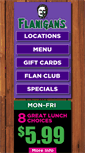 Mobile Screenshot of flanigans.net